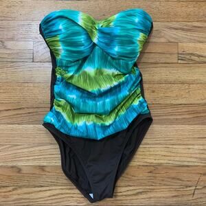La Blanca Strapless One Piece Swimsuit